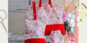 新潟市西蒲区お直しお店のぼんぼんぷらんのホームページで使用する画像です。「お子様のお気に入りの生地や色で、世界にひとつだけの【幼稚園・保育園グッズ】をお作りします」お知らせのアイキャッチ画像です。